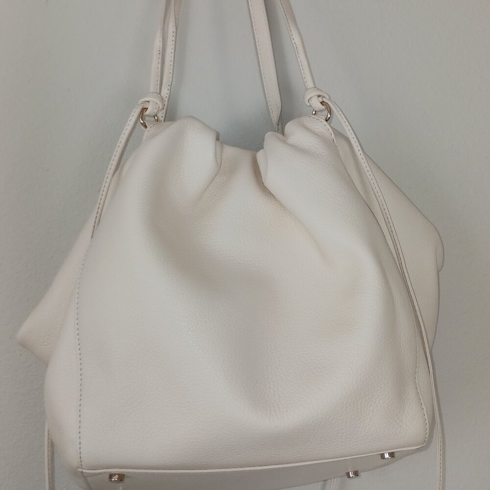 Cream Leather Bag